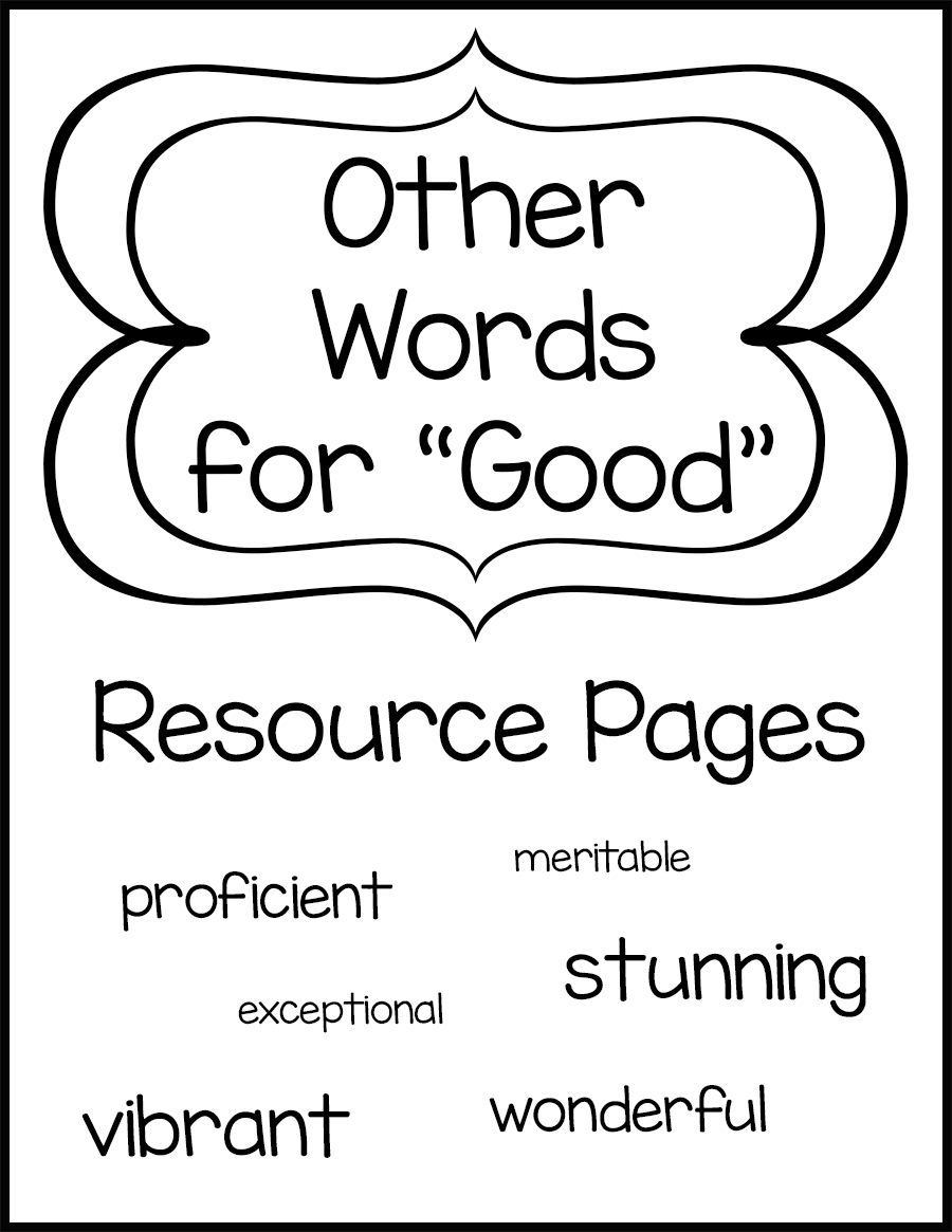 other-words-for-good-resource-pages