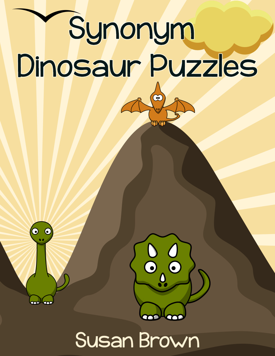 Synonym Dinosaur Puzzles cover Currclick Warm Hearts Publishing