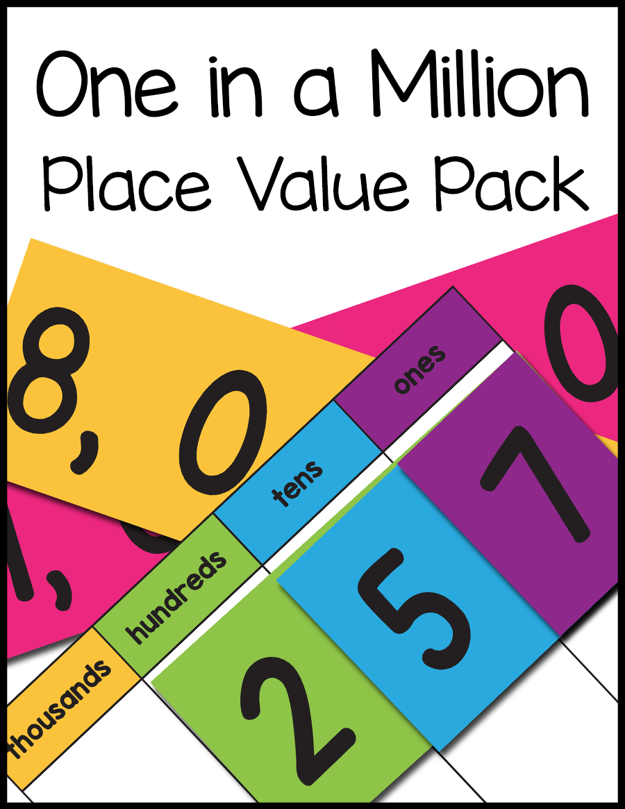 One in a Million Place Value Pack