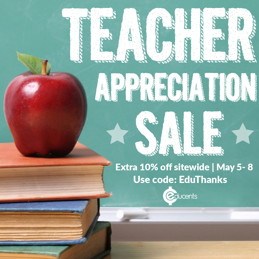 Educents Teacher Appreciation Sale - Warm Hearts Publishing