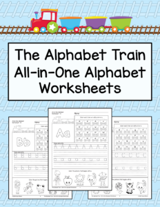 The Alphabet Train - All-in-One Alphabet Worksheets