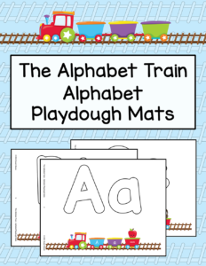 The Alphabet Train - Alphabet Playdough Mats