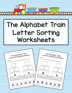 The Alphabet Train - Letter Sorting Worksheets