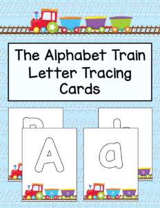 The Alphabet Train - Letter Tracing Cards