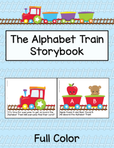 The Alphabet Train Storybook - Full Color